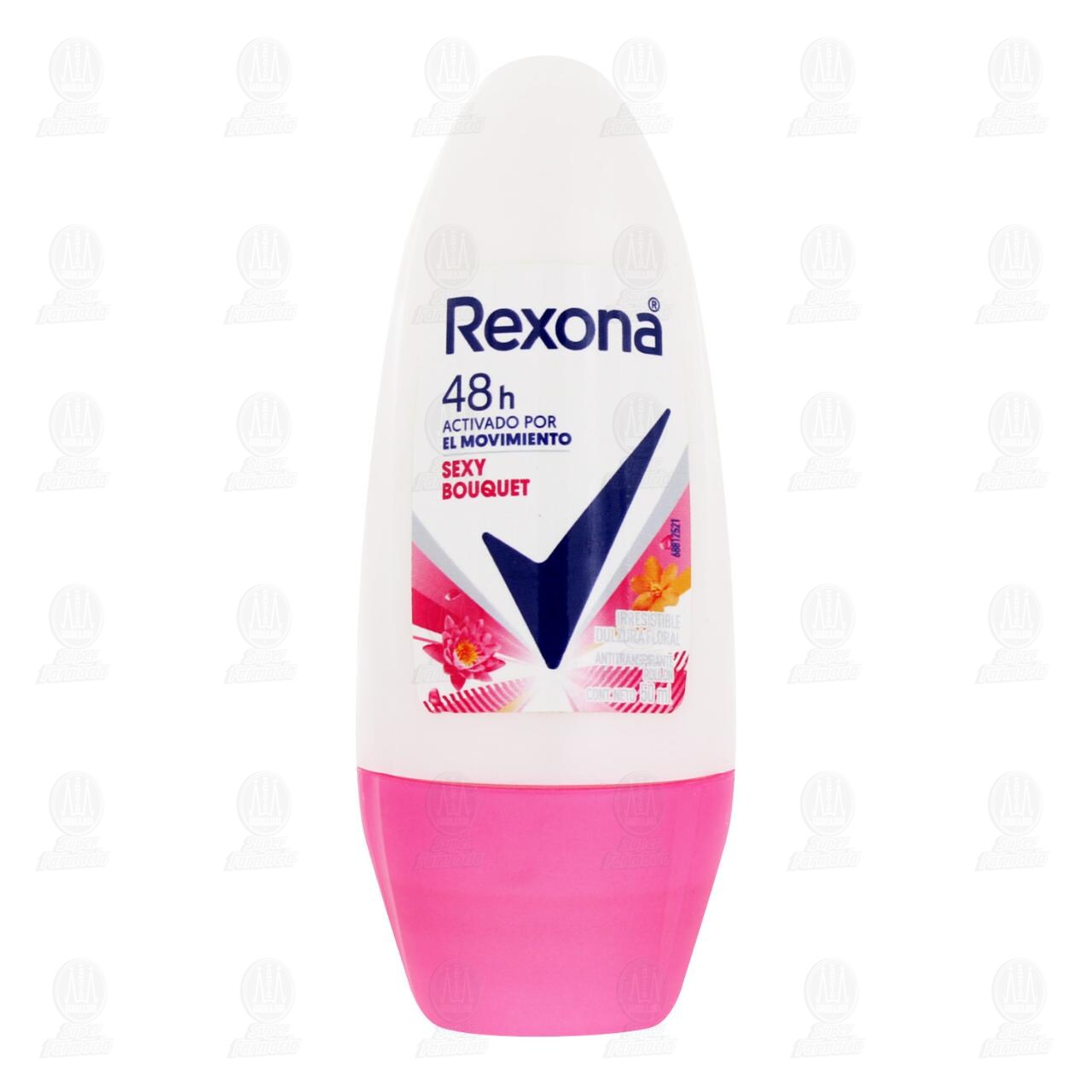 Antitranspirante Rexona Sexy Bouquet en Roll-On, 50 ml. image number 1