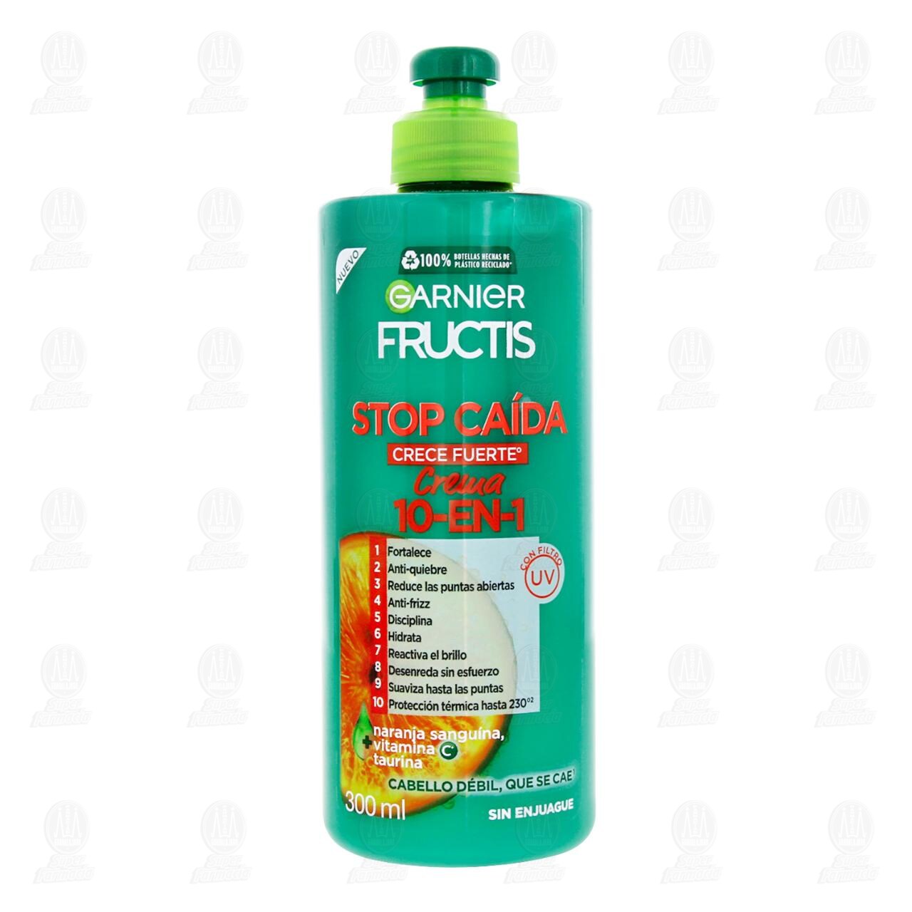 Crema para Peinar Garnier Fructis 10 en 1 Stop Ca&iacute;da, 300 ml. image number 1