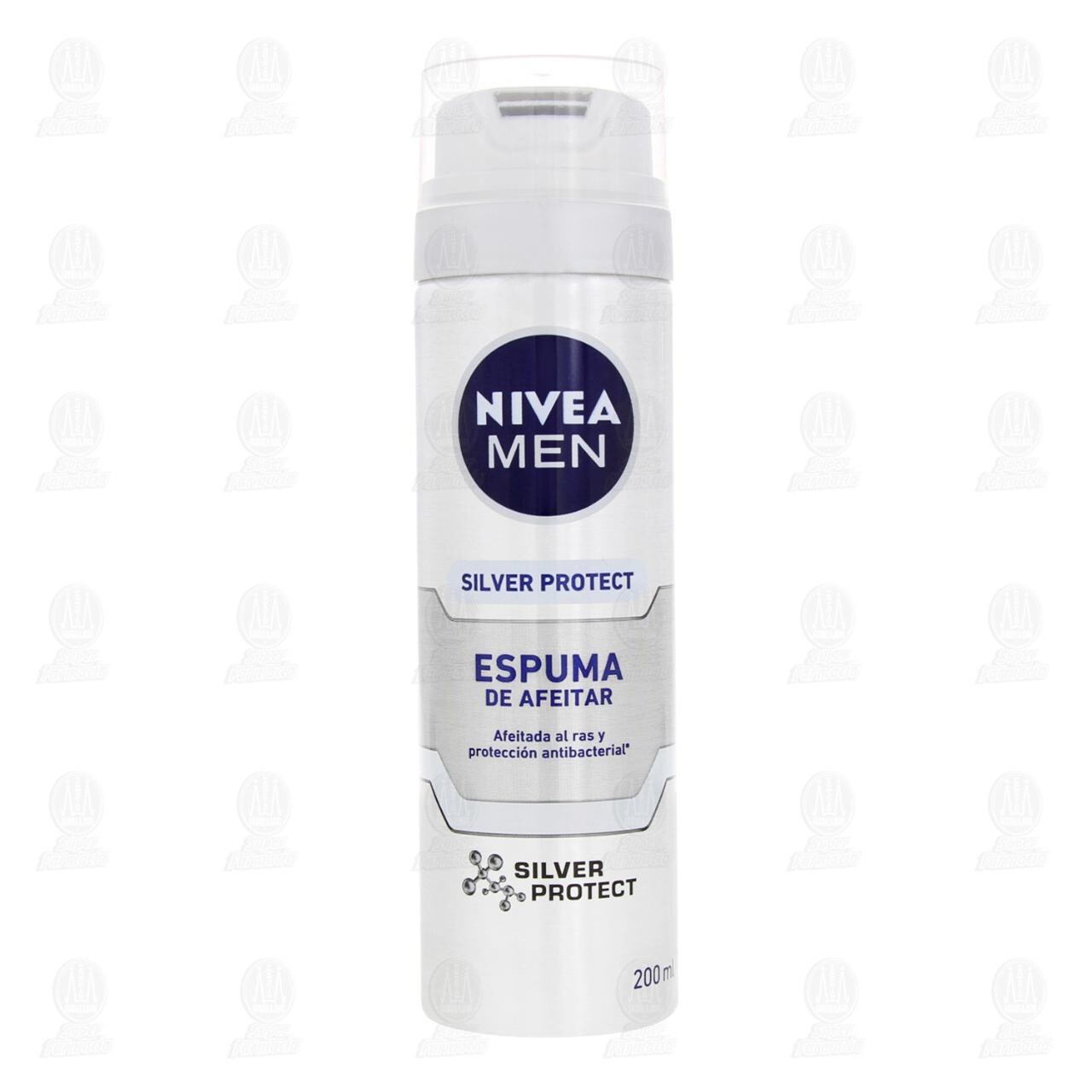 Nivea Men Espuma para Afeitar Silver Protect, 200 ml. image number 1