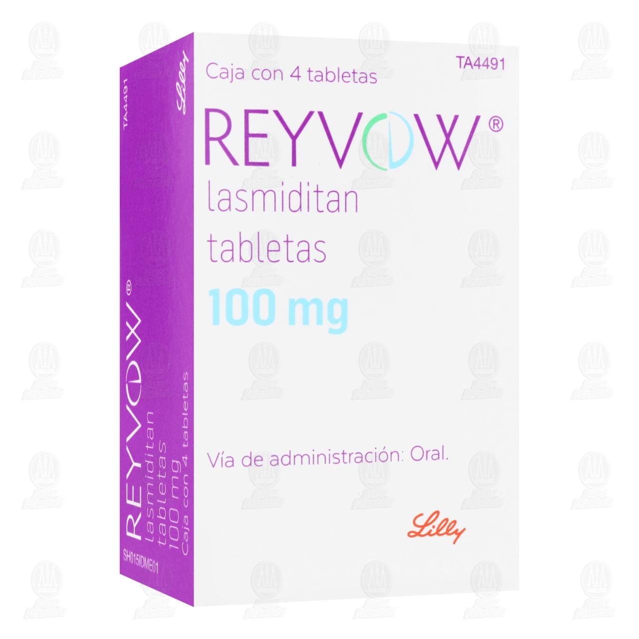 Imagen para Reyvow 100mg 4 tabletas