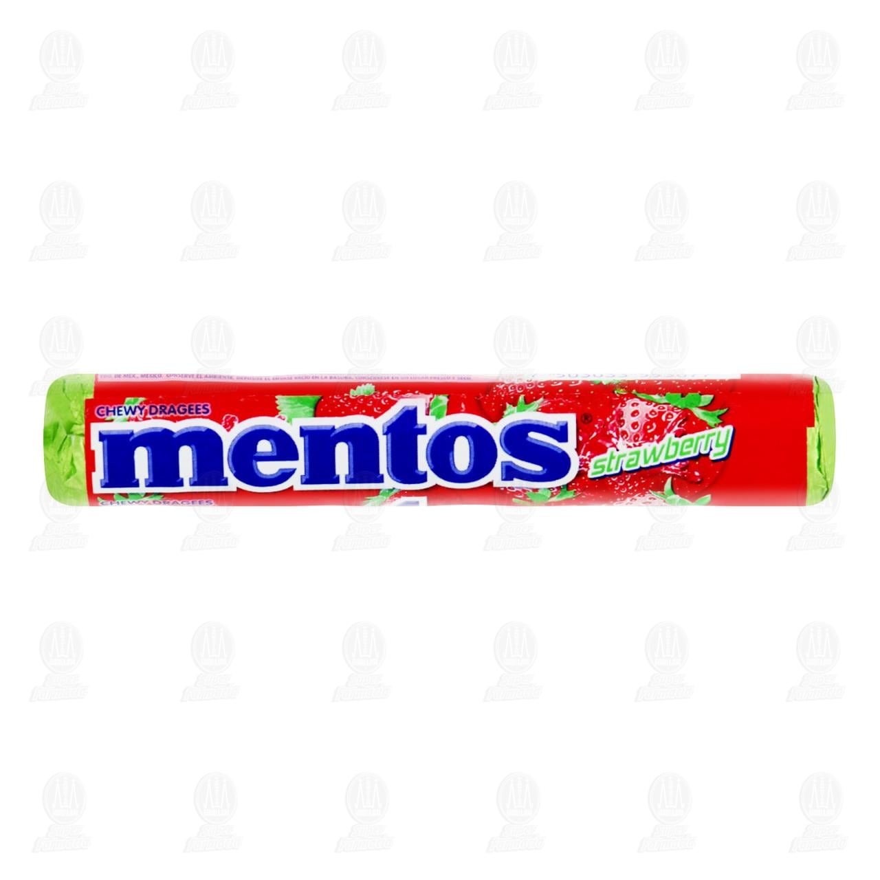Caramelos Mentos Sabor Fresa, 29.04 gr.