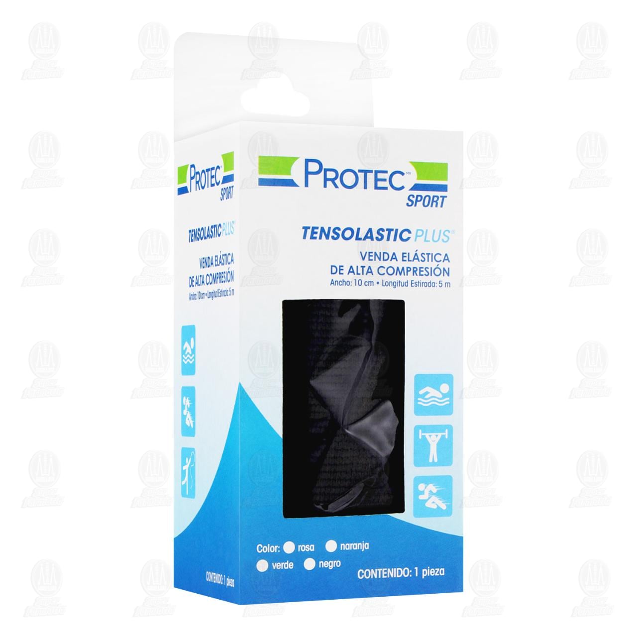 Imagen para Venda Elástica Protec Sport Tensolastic Plus 10cm x 5m Estirada, 1 pza.
