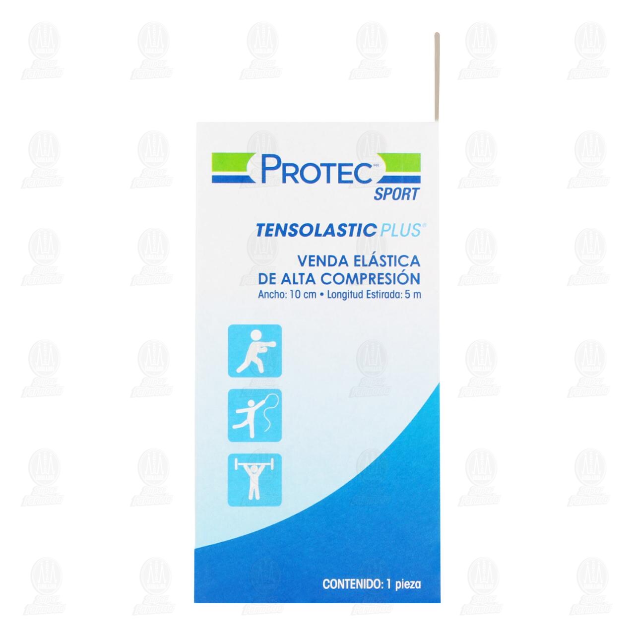 Venda El&aacute;stica Protec Sport Tensolastic Plus 10cm x 5m Estirada, 1 pza. image number 2