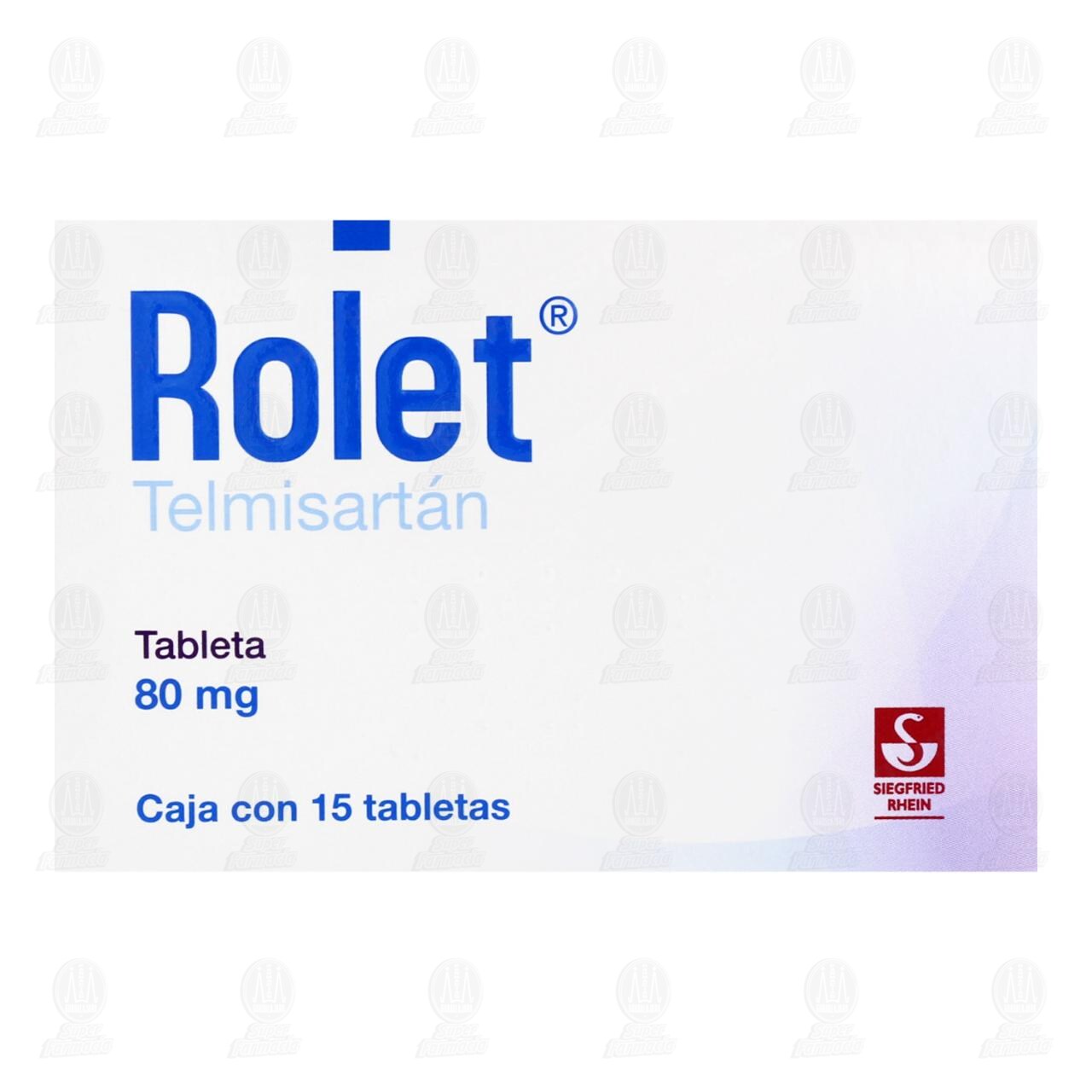 Rolet 80 mg, 15 Tabletas. image number 1