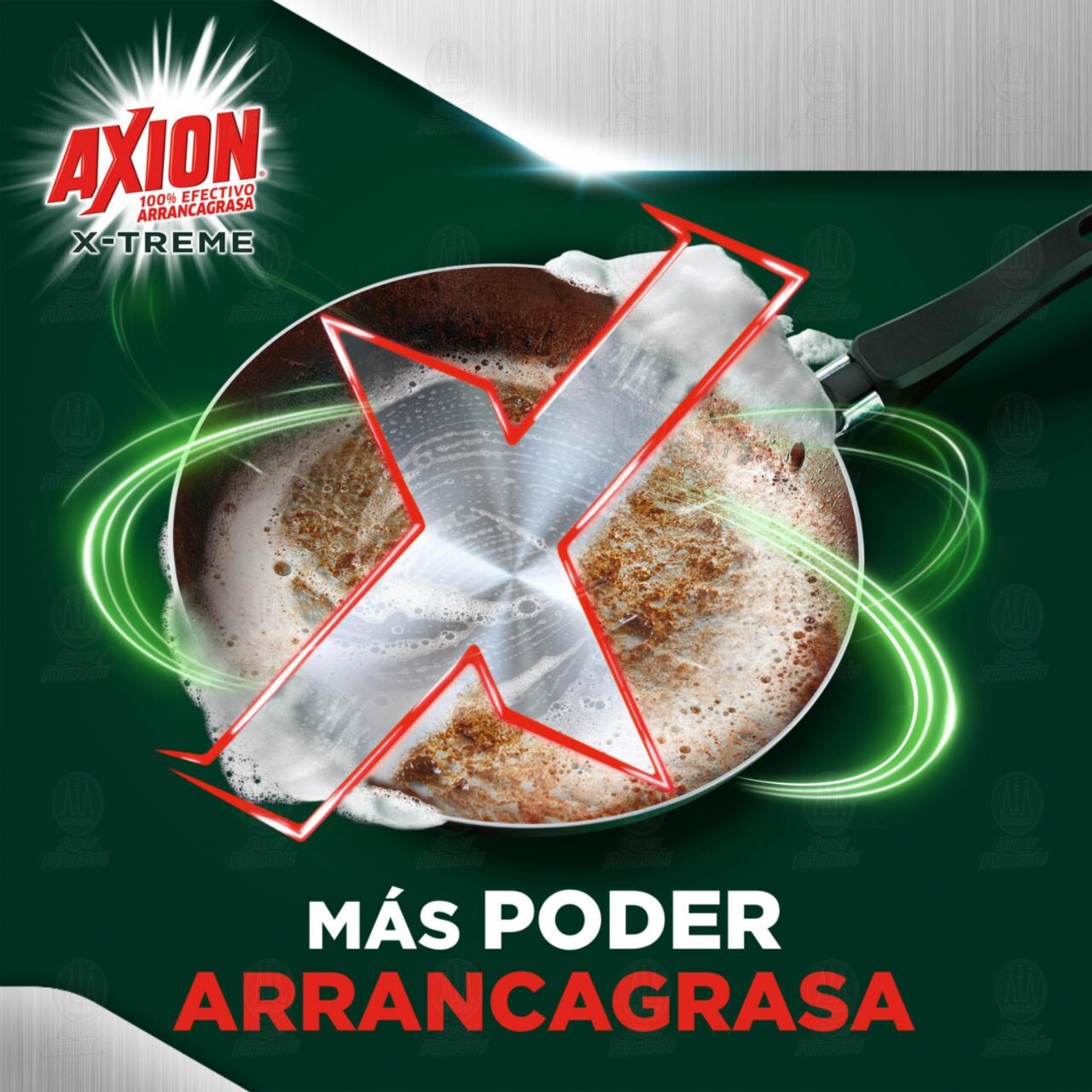 Lavatrastes L&iacute;quido Axion X-Treme, 1.1 l. image number 2