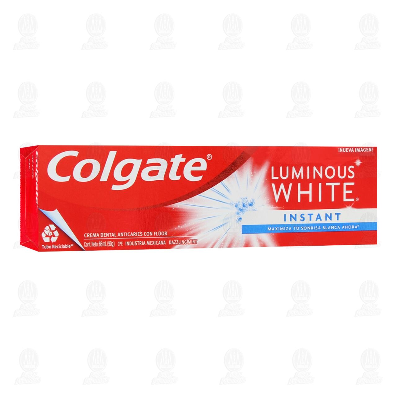 Pasta Dental Colgate Luminous White Instant, 66 ml. image number 0