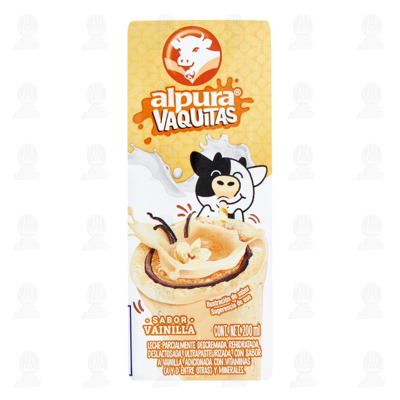 Leche Alpura Vaquitas Sabor Vainilla, 200 ml. image number 1