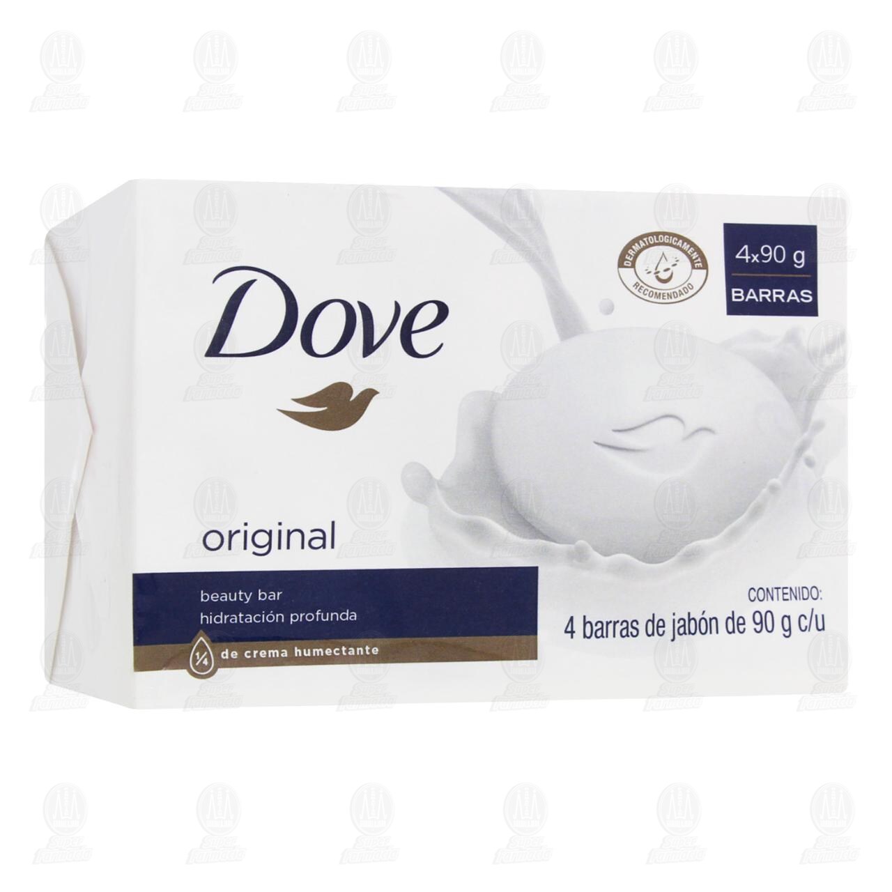 Jab&oacute;n de Tocador Dove Original, 4 Barras de 90 gr c/u. image number 0