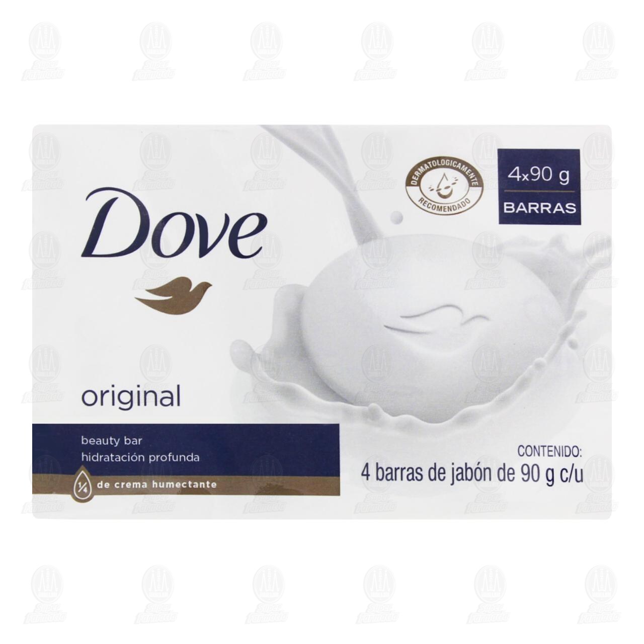 Jab&oacute;n de Tocador Dove Original, 4 Barras de 90 gr c/u. image number 1