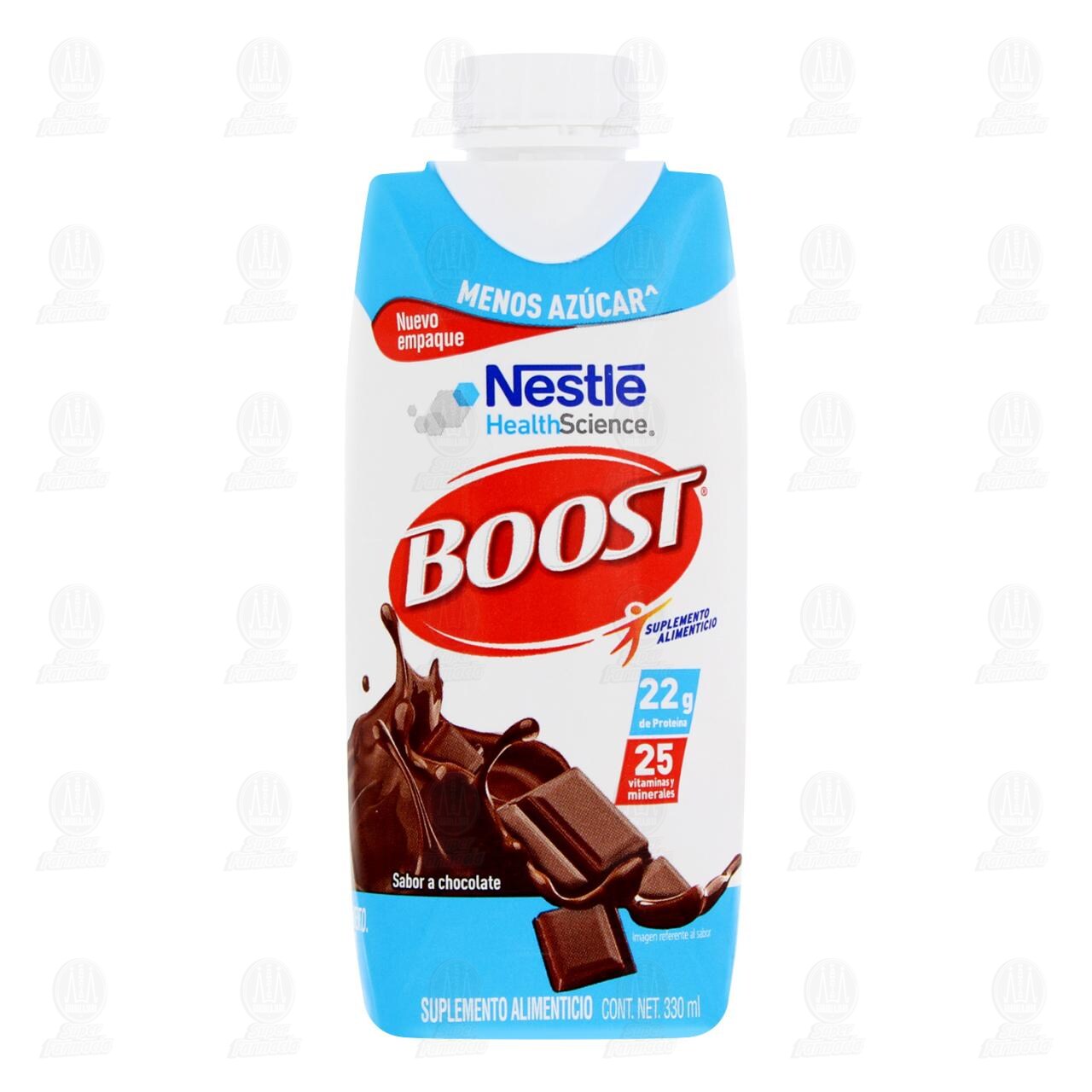 Suplemento Alimenticio Boost Menos Azúcar Sabor a Chocolate, 330 ml. image number 1