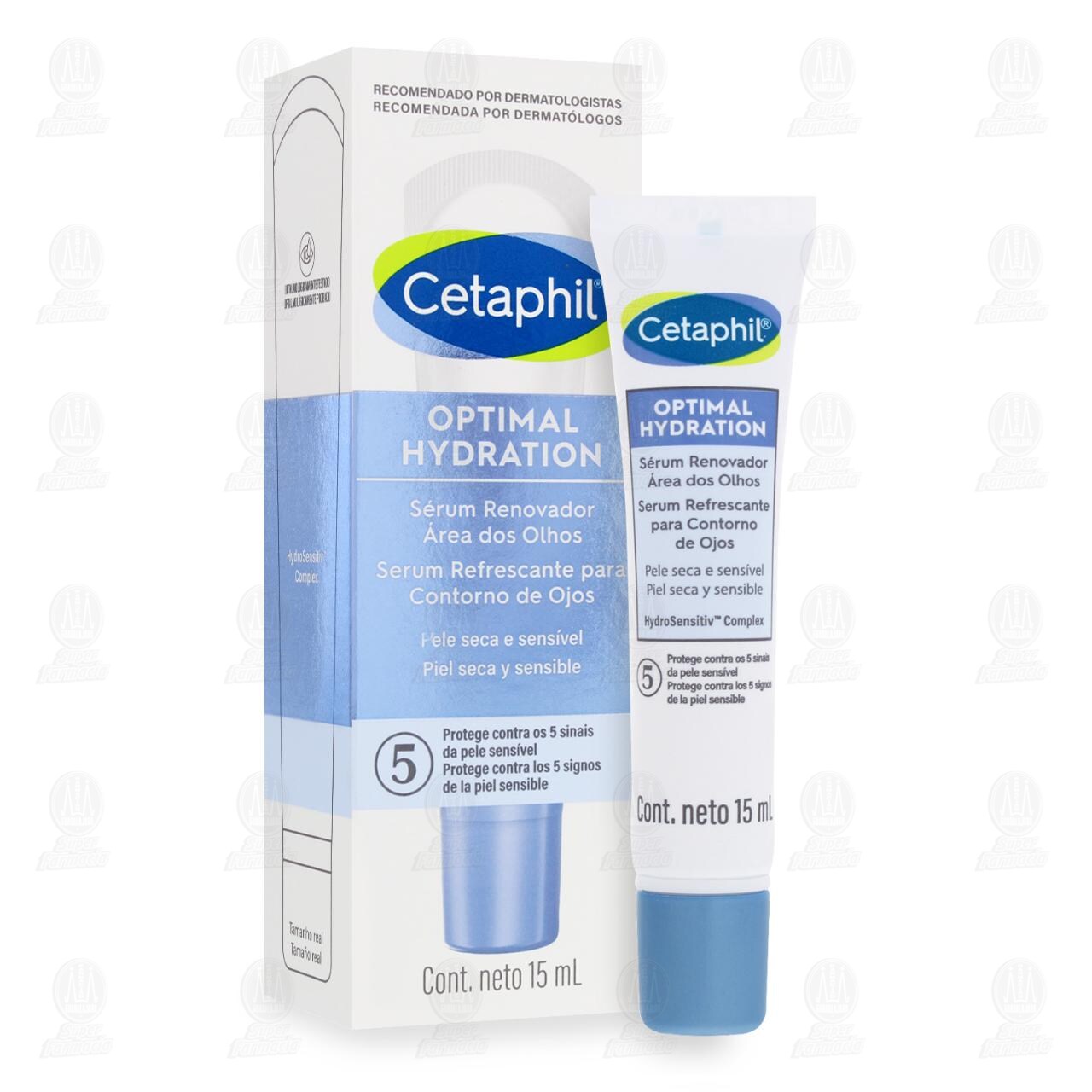 Cetaphil Optimal Hydration Serum Refrescante para Contorno de Ojos, 15 ml. image number 0