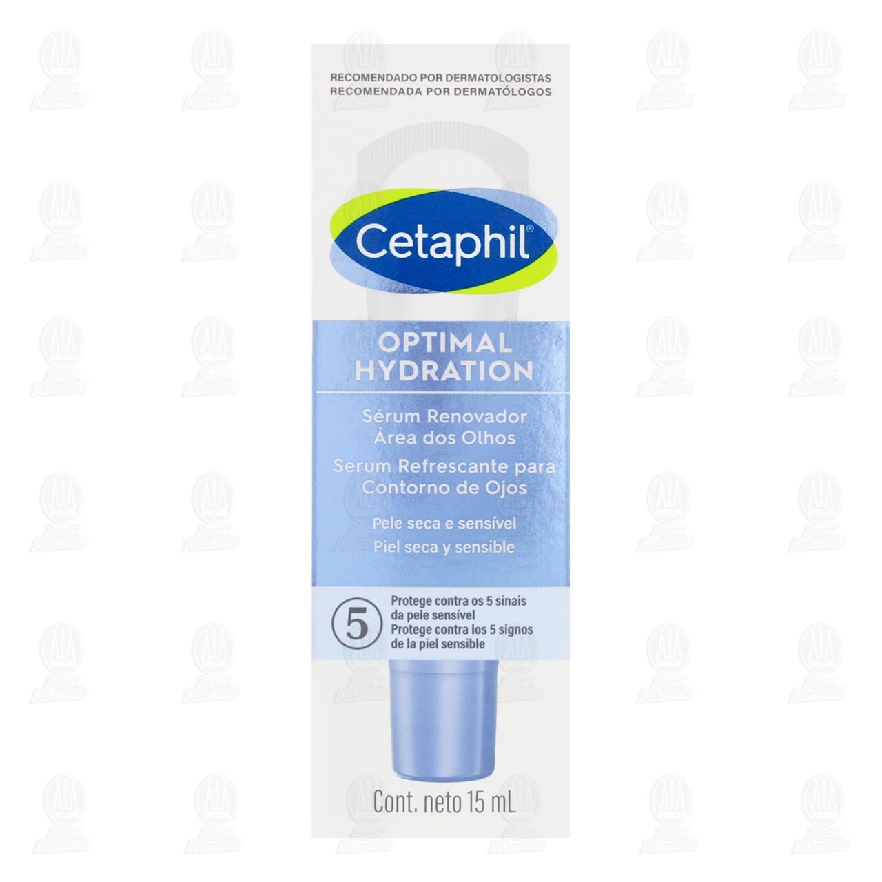 Cetaphil Optimal Hydration Serum Refrescante para Contorno de Ojos, 15 ml. image number 1