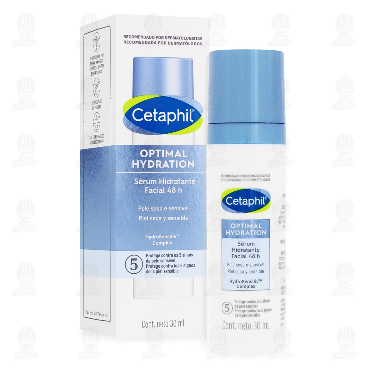 Imagen para Cetaphil Optimal Hydration Sérum Hidratante Facial 48 H, 30 ml.