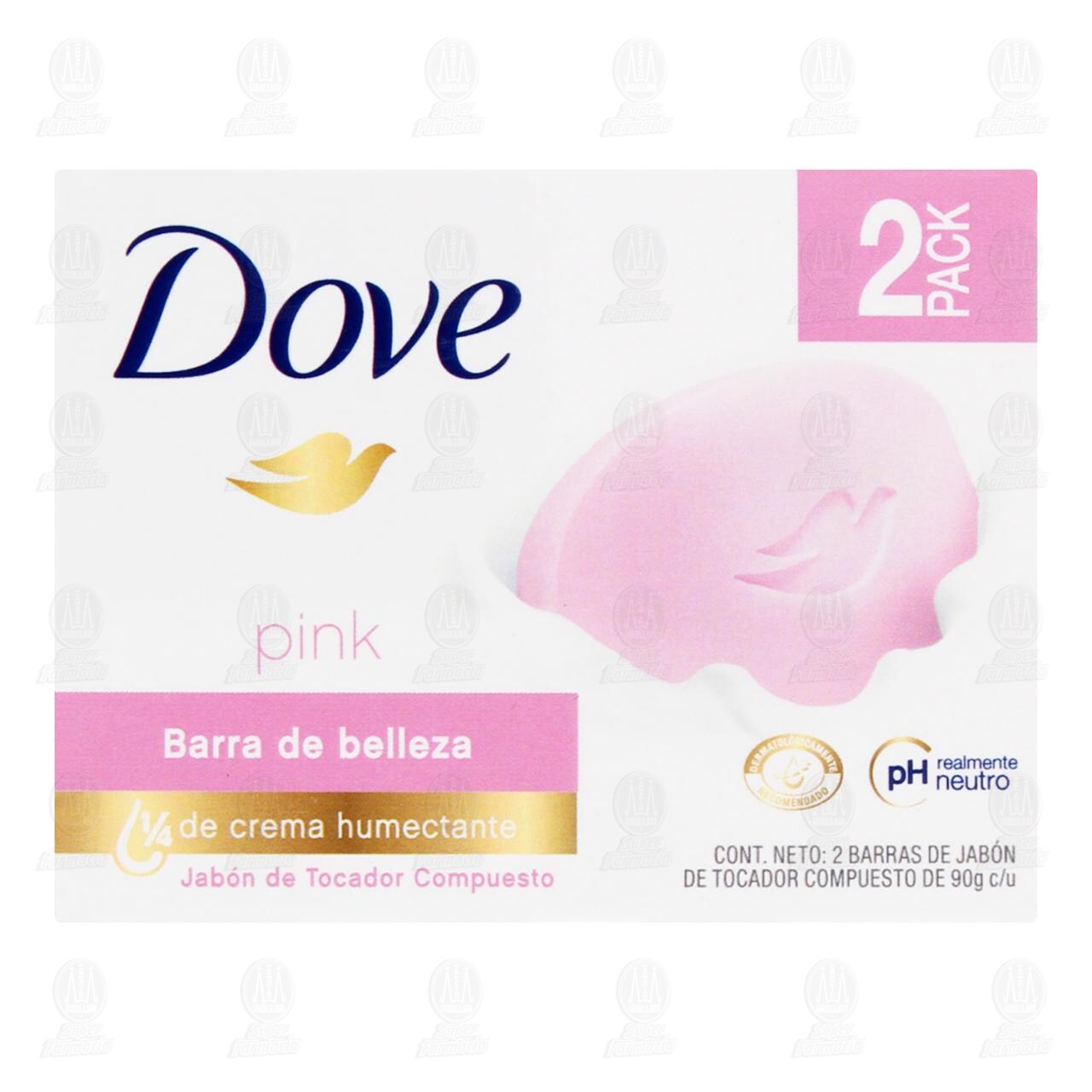 Pack de Jab&oacute;n Dove Pink, 2 pzas de 90 gr c/u. image number 1