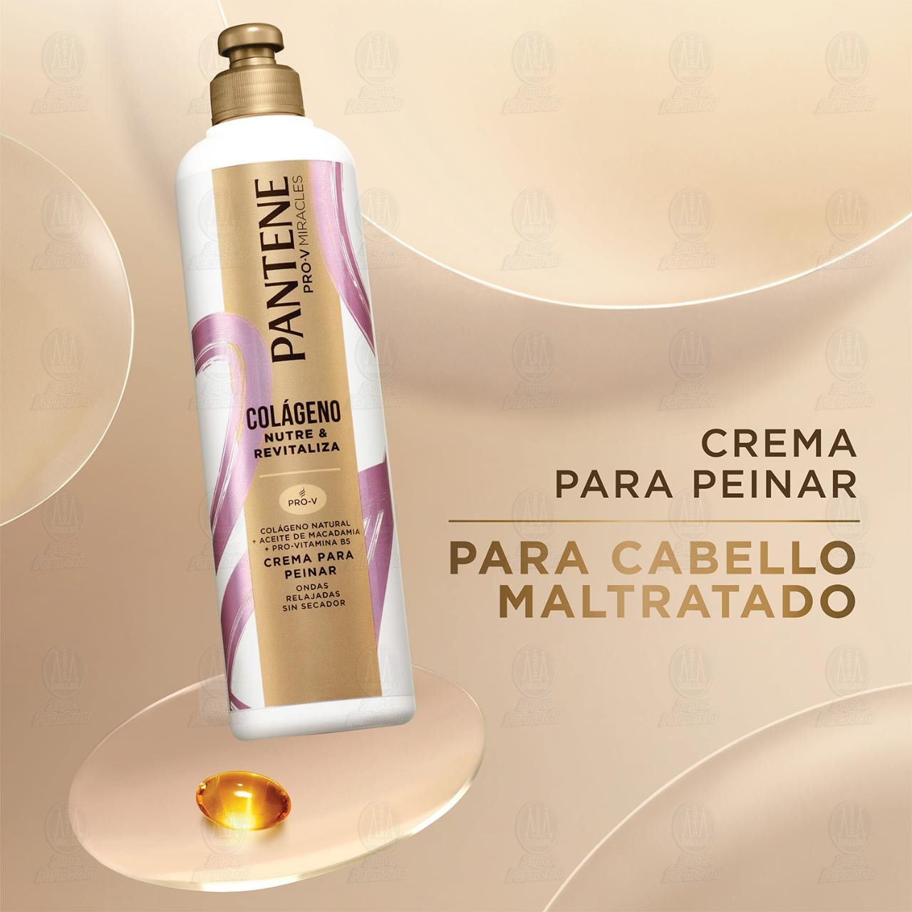Crema para Peinar Pantene Pro-V Miracles Col&aacute;geno, 300 ml. image number 2