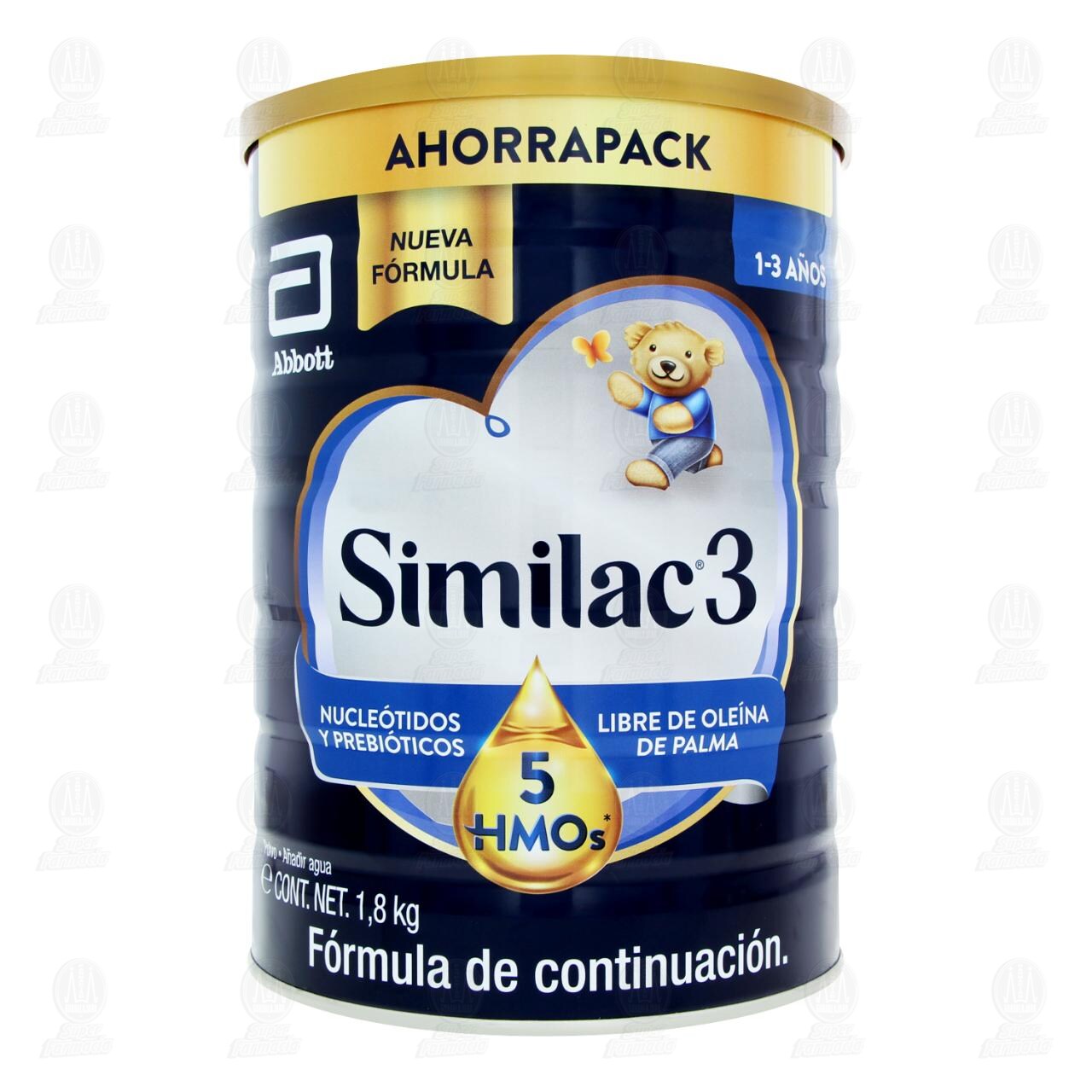F&oacute;rmula Infantil Similac 3 de Continuaci&oacute;n (Edad 1 a 3 A&ntilde;os), 1.8 kg. image number 1