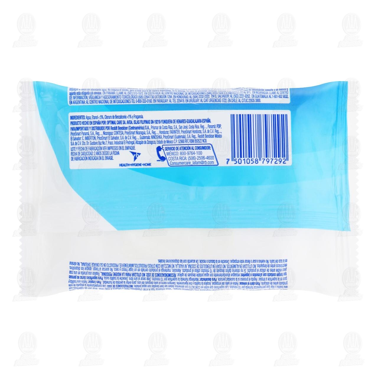 Lysol Toallitas Desinfectantes On The Go para Superficies Fragancia Cítrica, 15 pzas. image number 1