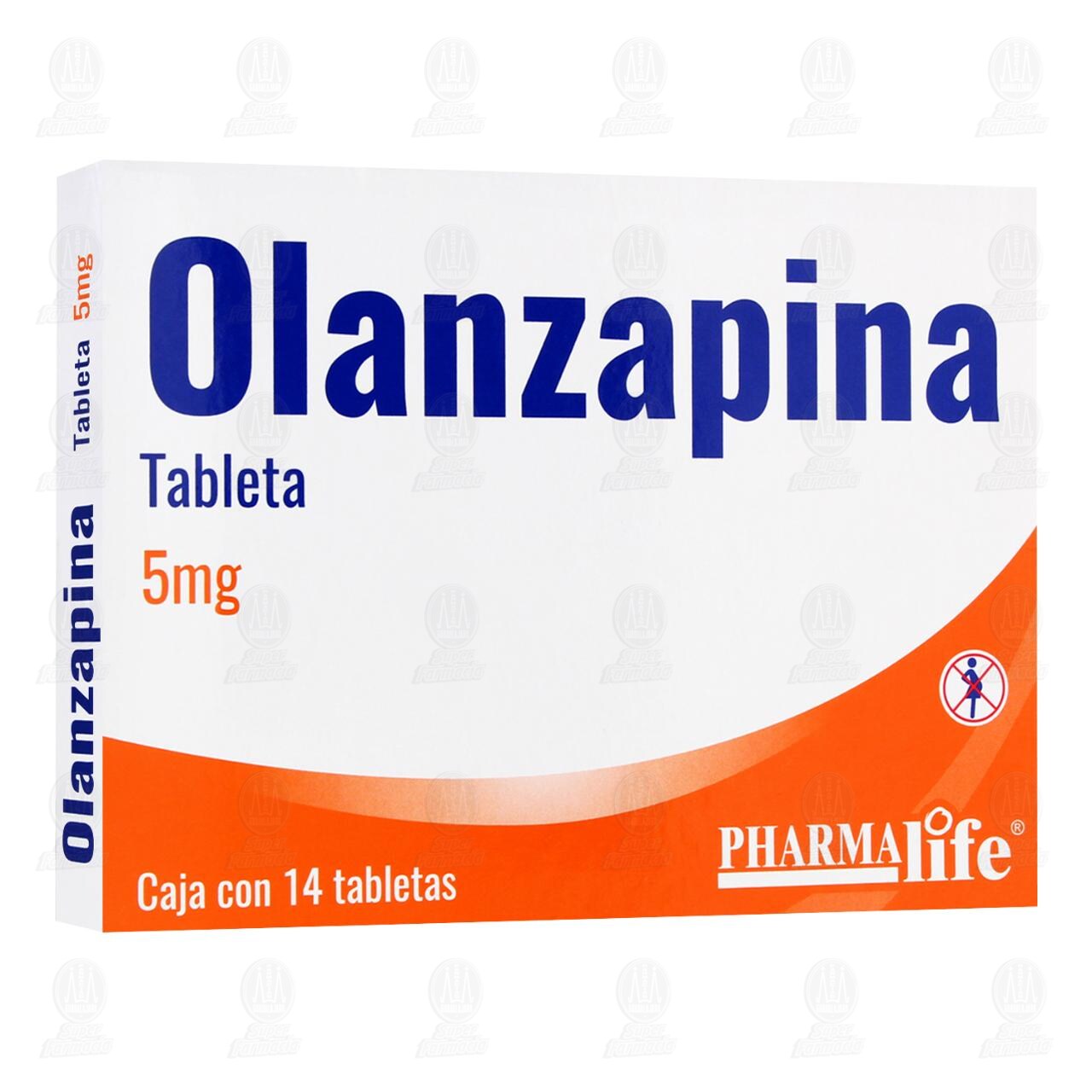 Olanzapina 5 mg, 14 Tabletas Pharmalife.