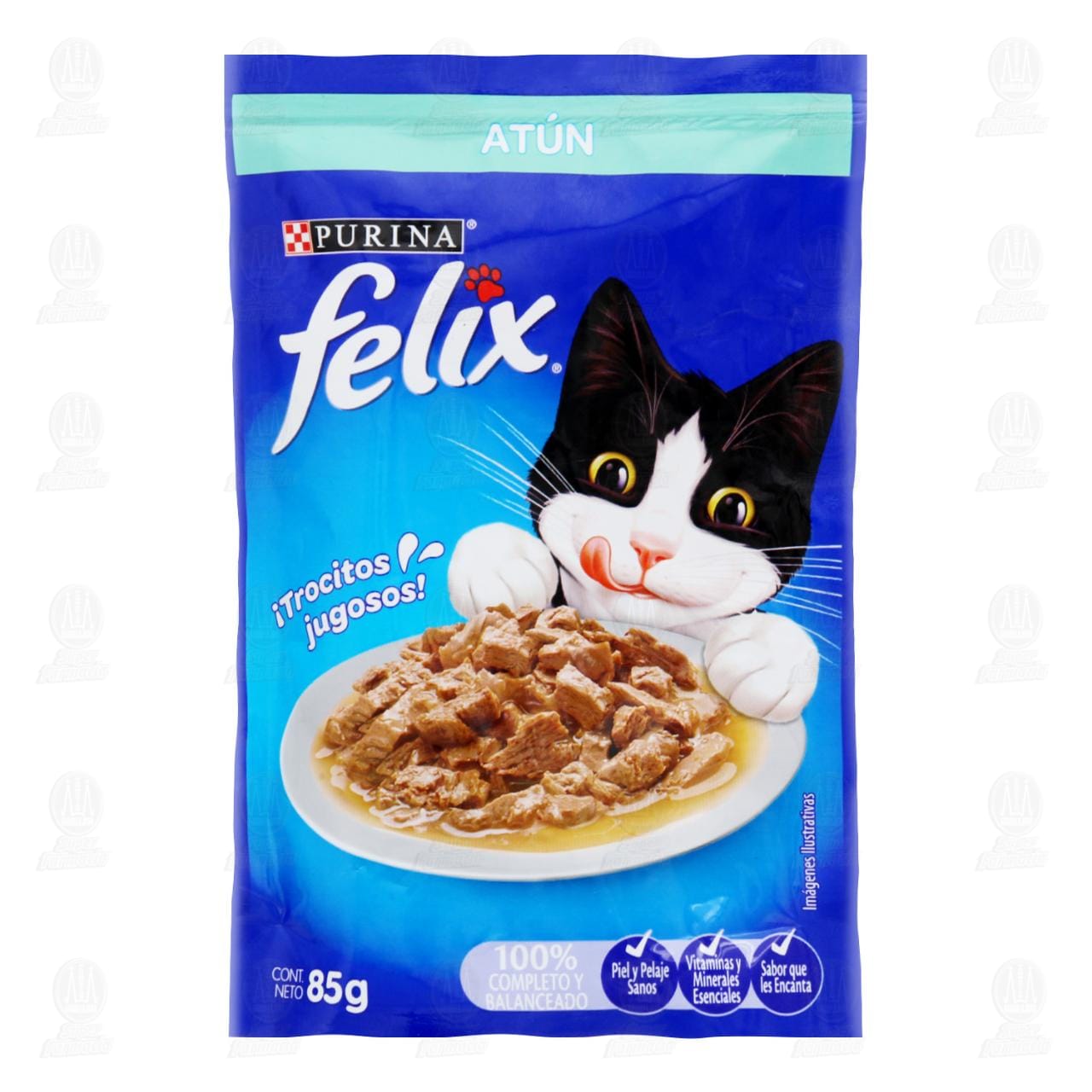 Alimento para Gato Felix Purina con Atún, 85 gr.