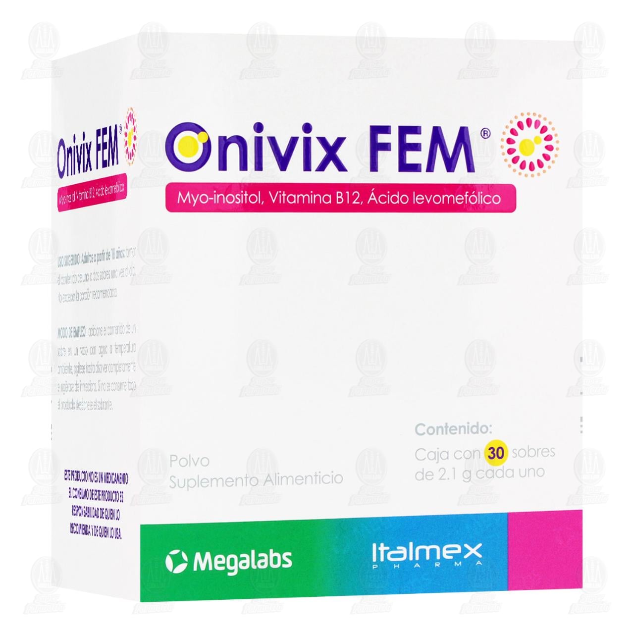 Onivix Fem Polvo, 30 Sobres de 2.1 gr c/u.