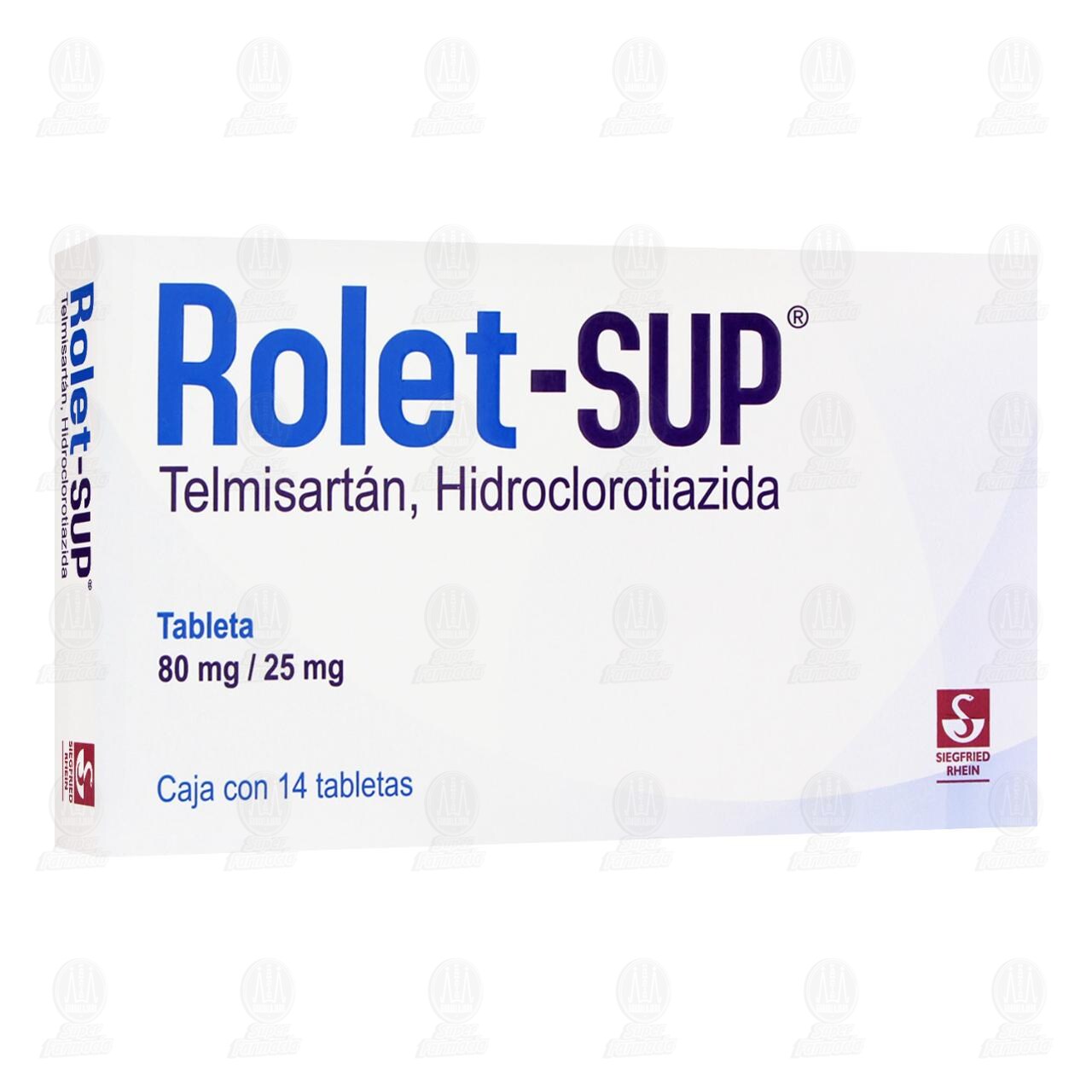 Rolet Sup 80mg/25mg, 14 Tabletas. image number 0