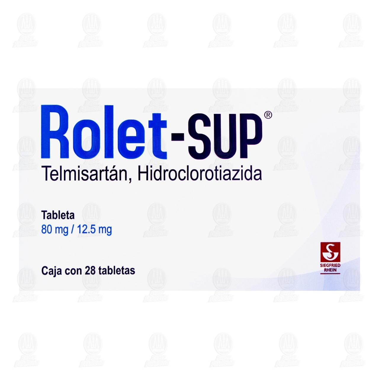 Rolet Sup 80mg/12.5 mg, 28 Tabletas. image number 1