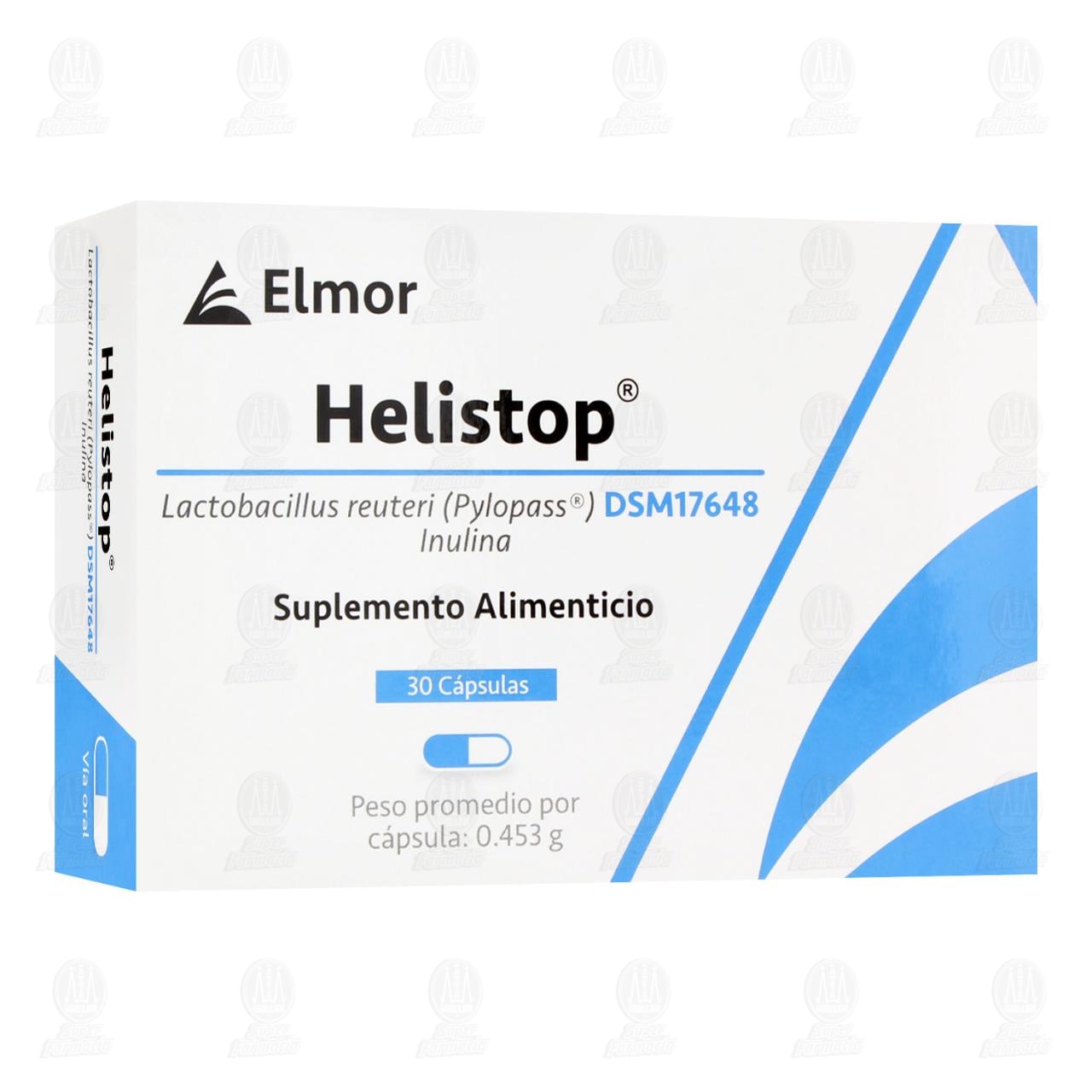 Imagen para Suplemento Alimenticio Helistop Elmor, 30 Cápsulas.
