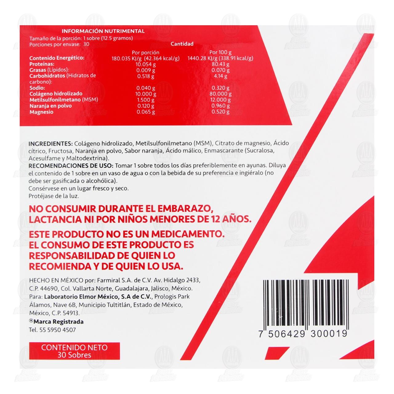 Cart X3, 30 Sobres. image number 2