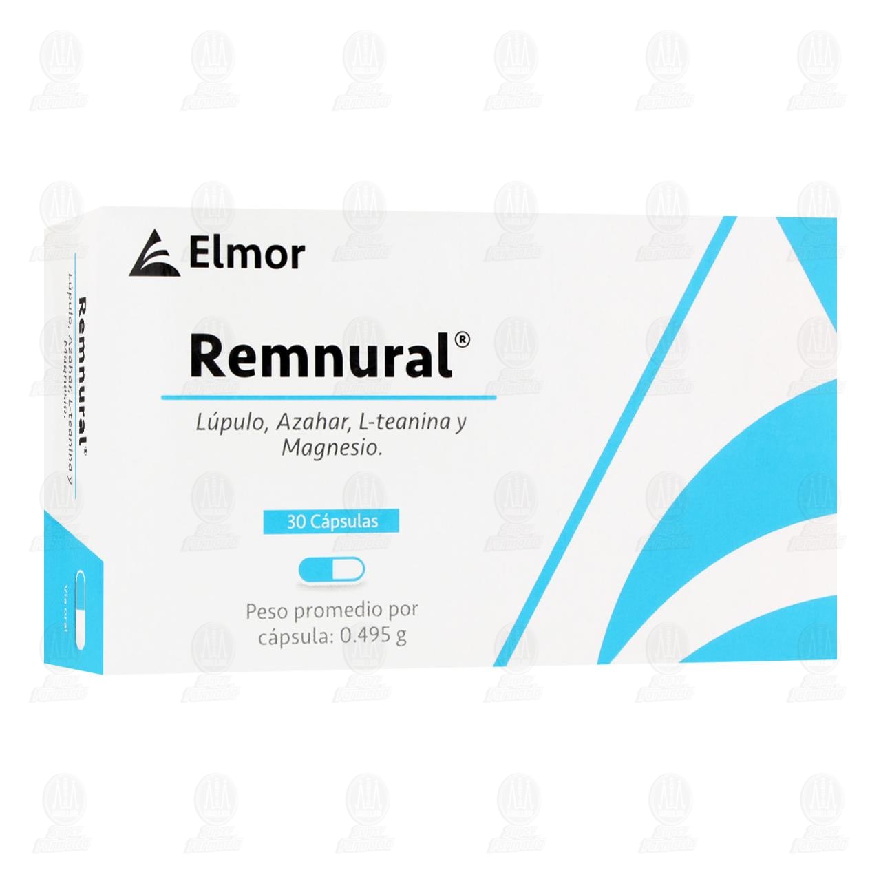 Remnural Sedante, 30 C&aacute;psulas. image number 0