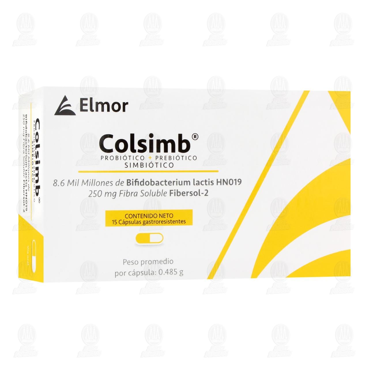 Imagen para Enzimas Digestivas Colsimb Elmor, 15 Cápsulas.