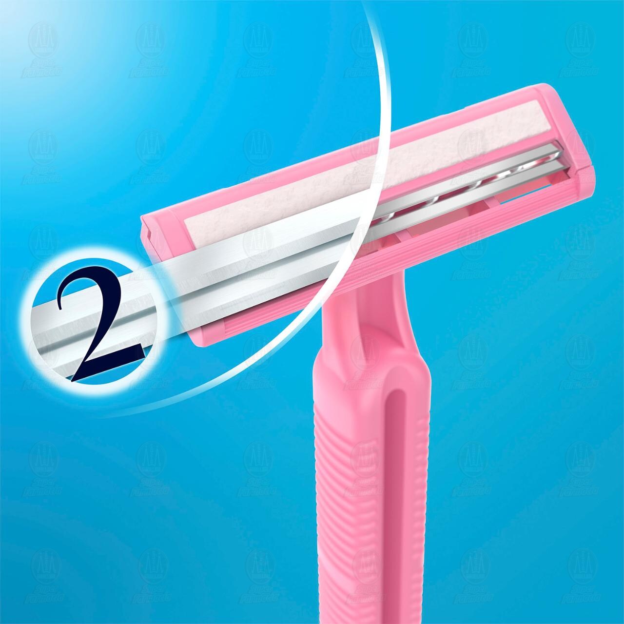 Maquina para Afeitar Desechable Gillette Daisy Classic, 2 pzas. image number 2