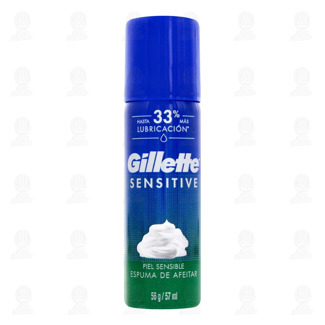 Espuma de Afeitar Gillette Sensitive Piel Sensible, 56 gr. image number 1