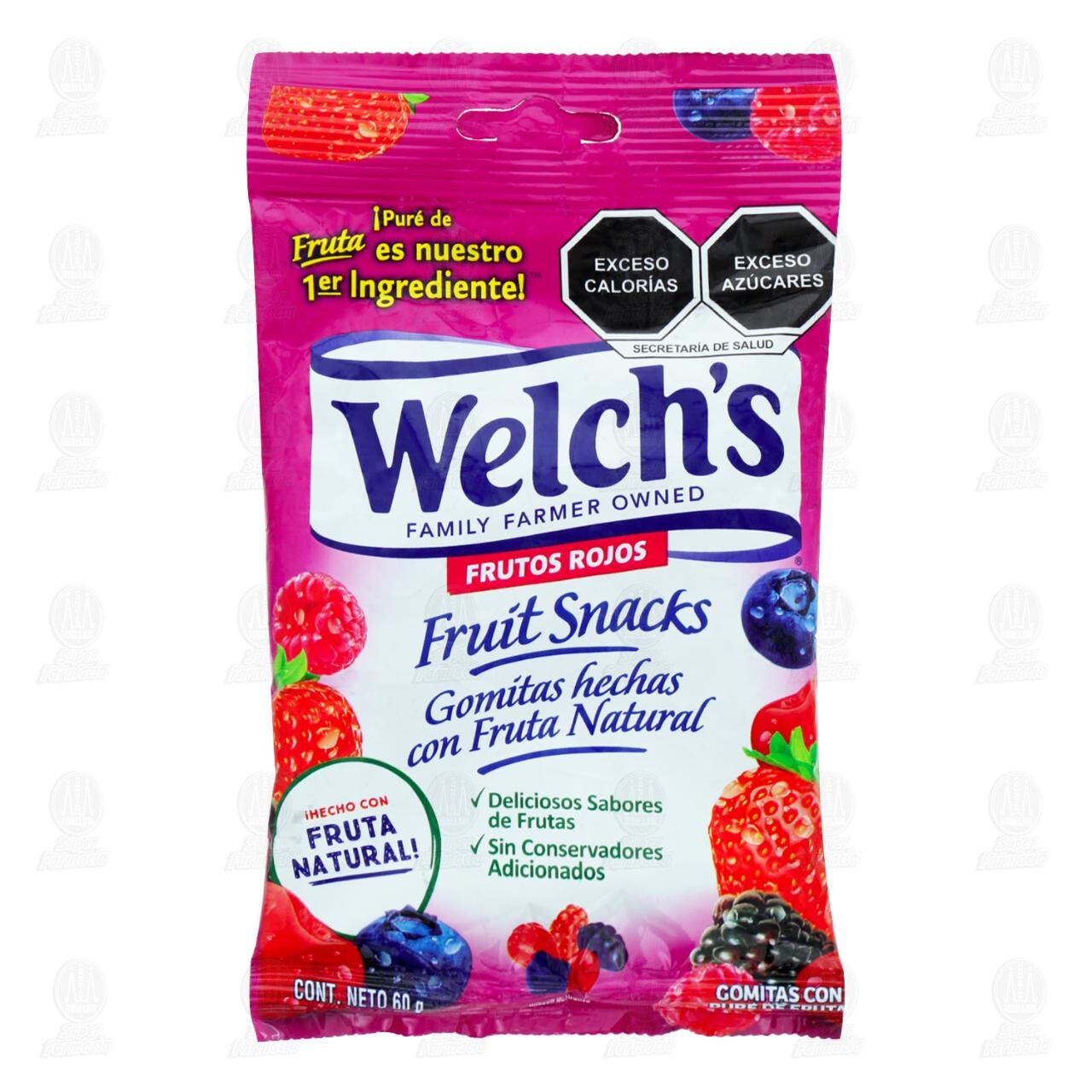 Gomitas Welch's Frutos Rojos. 60 gr. image number 0