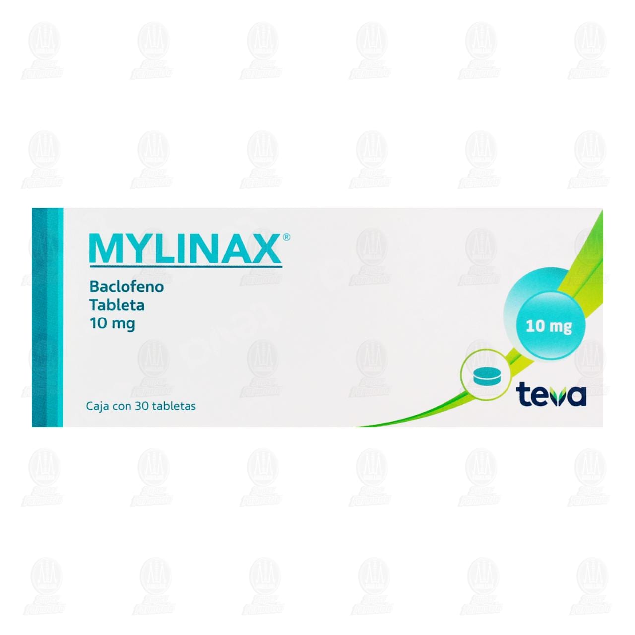 Mylinax 10 mg, 30 Tabletas. image number 1