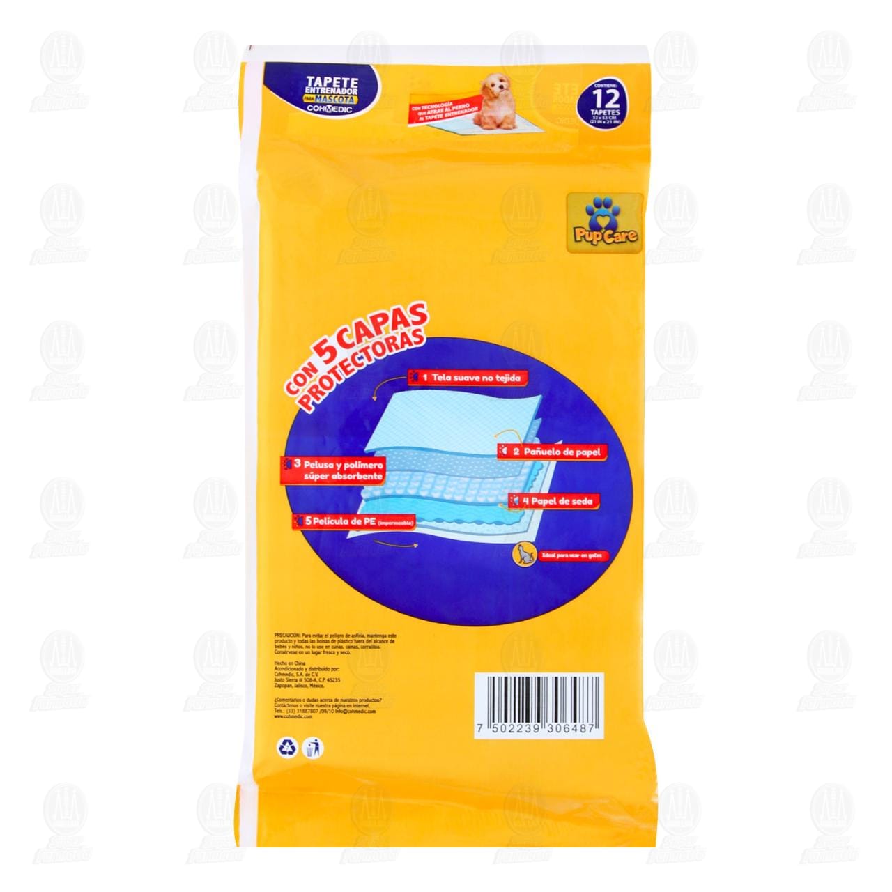 Tapete Entrenador para Mascota Pup Care, 12 pzas. image number 1