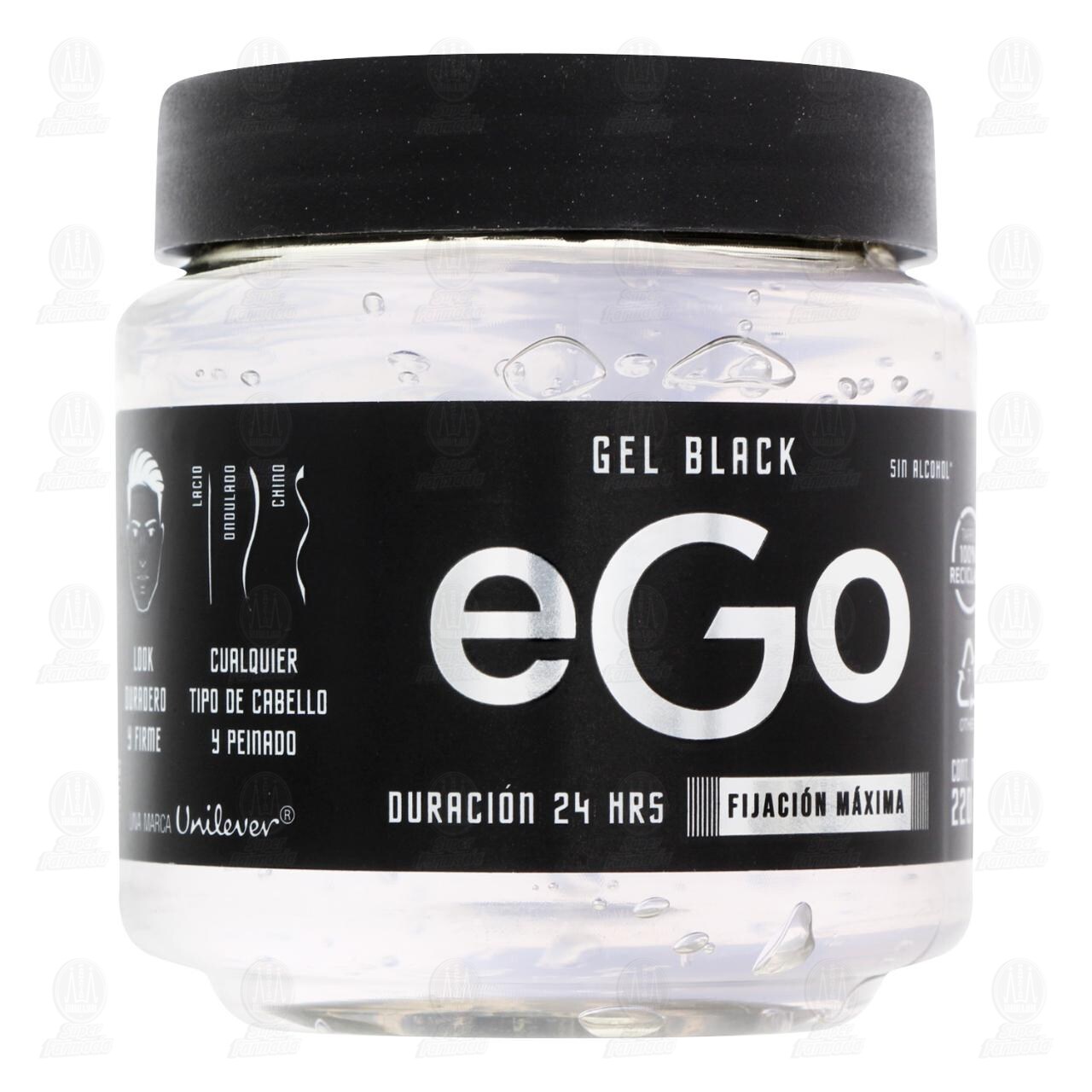 Gel para Cabello Ego Black, 220 ml. image number 0