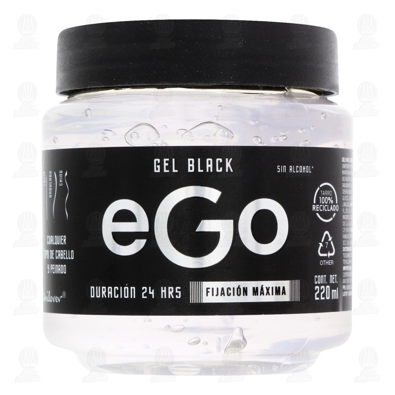 Gel para Cabello Ego Black, 220 ml. image number 1
