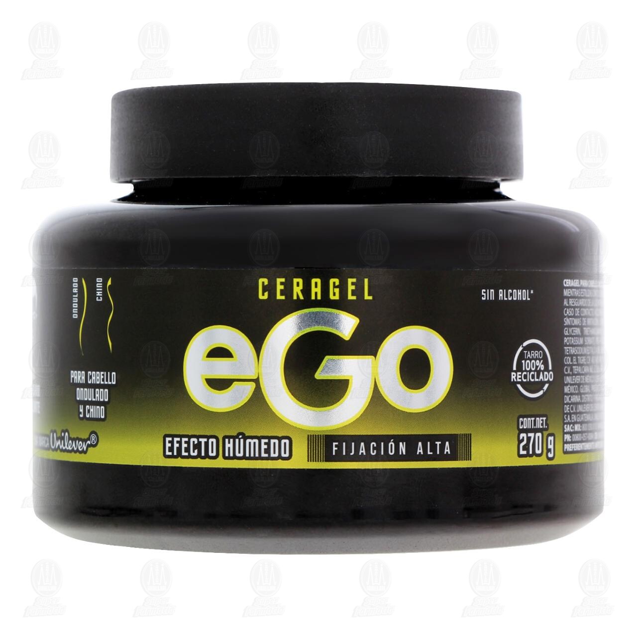 Gel para Cabello Ego Cera Gel Efecto H&uacute;medo Fijaci&oacute;n Alta, 270 gr. image number 1