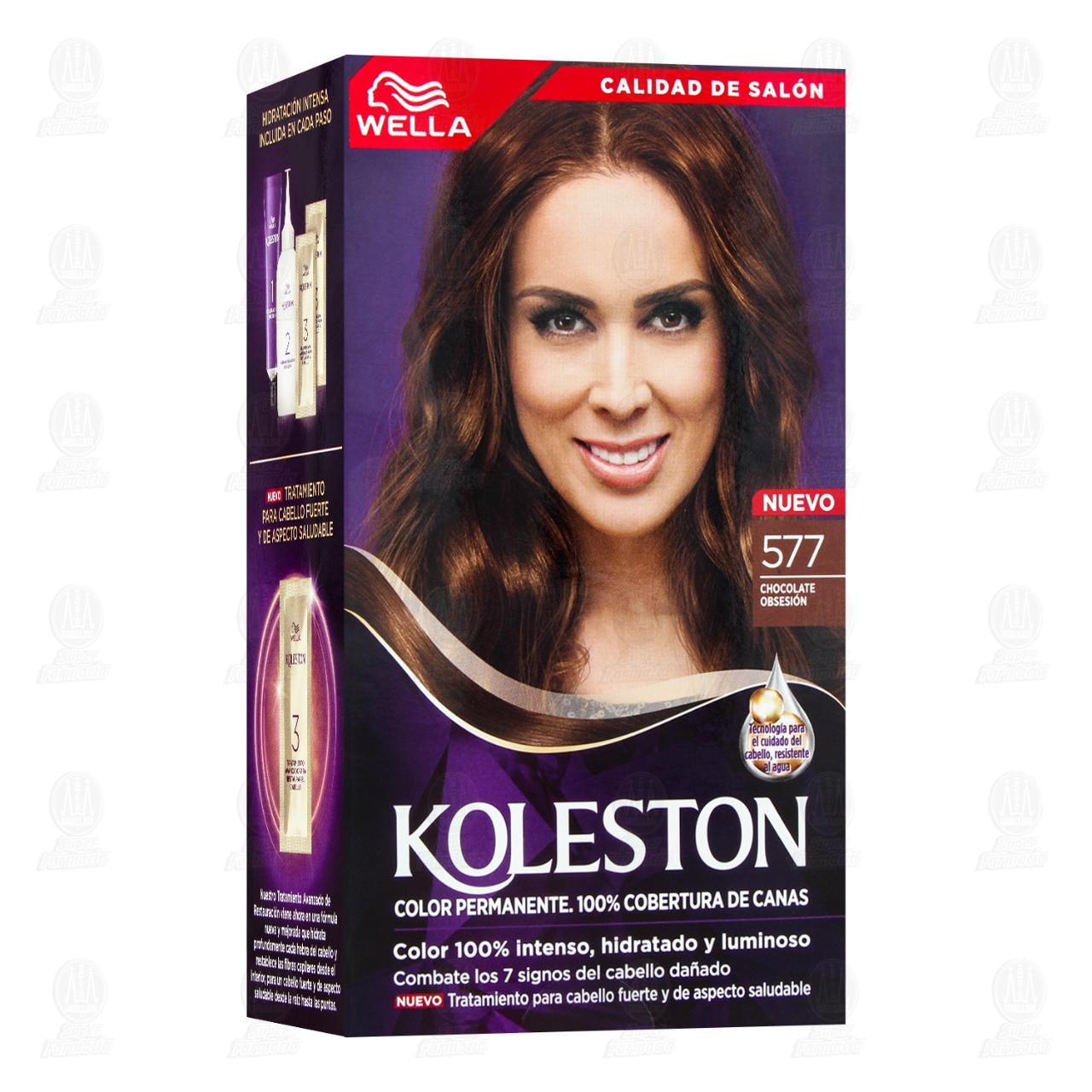 Imagen para Tinte Koleston en Crema Color Chocolate Obsesión (577), 6 pzas.