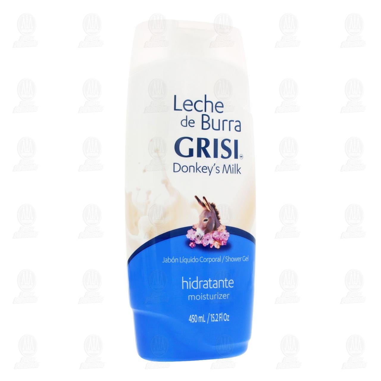 Jab&oacute;n Corporal Grisi Donkey's Milk Hidratante, 450 ml. image number 0