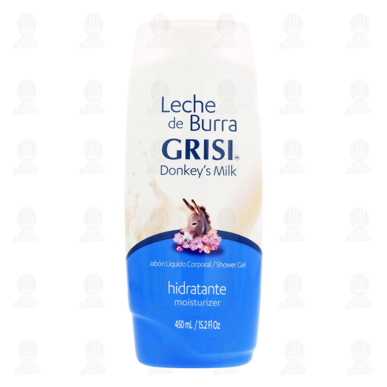 Jab&oacute;n Corporal Grisi Donkey's Milk Hidratante, 450 ml. image number 1