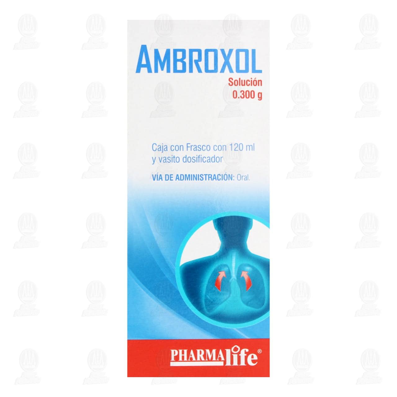 Ambroxol Soluci&oacute;n 0.300 gr, 120 ml Pharmalife. image number 1