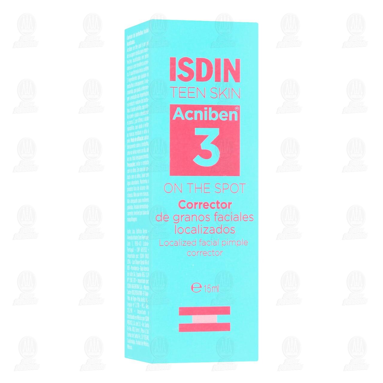 Isdin Gel Corrector Teen Skin Acniben 3 On the Spot, 15 ml. image number 0