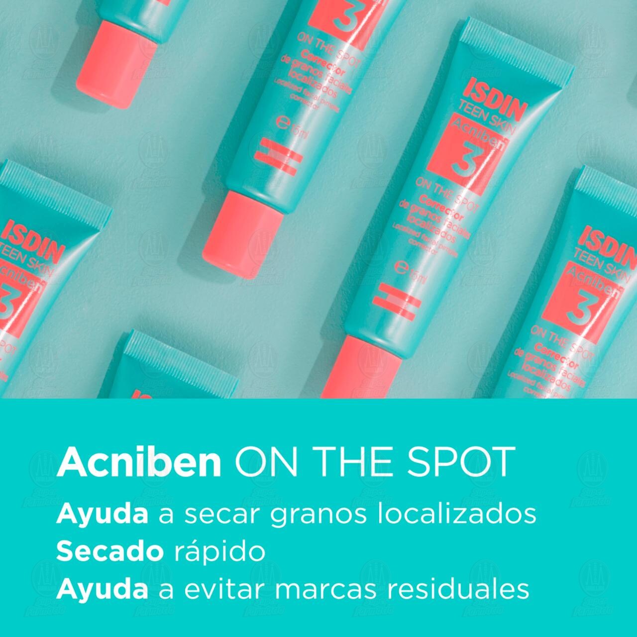 Isdin Gel Corrector Teen Skin Acniben 3 On the Spot, 15 ml. image number 2
