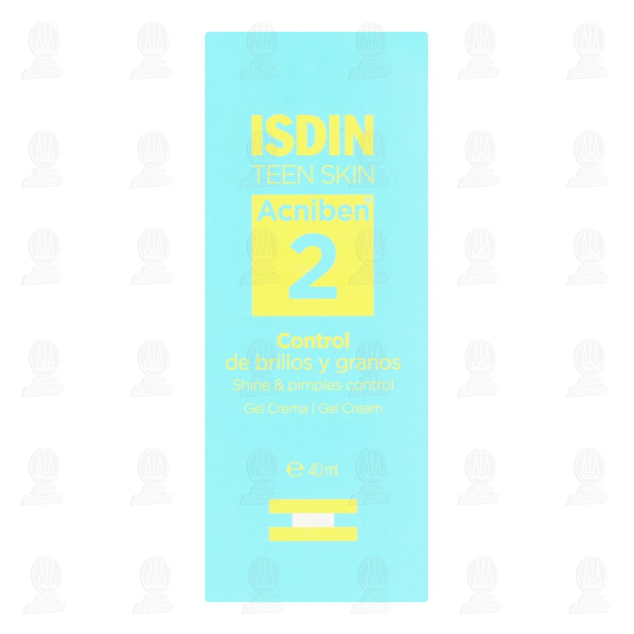 Isdin Gel Crema Teen Skin Acniben 2 Control de Brillos y Granos, 40 ml. image number 1