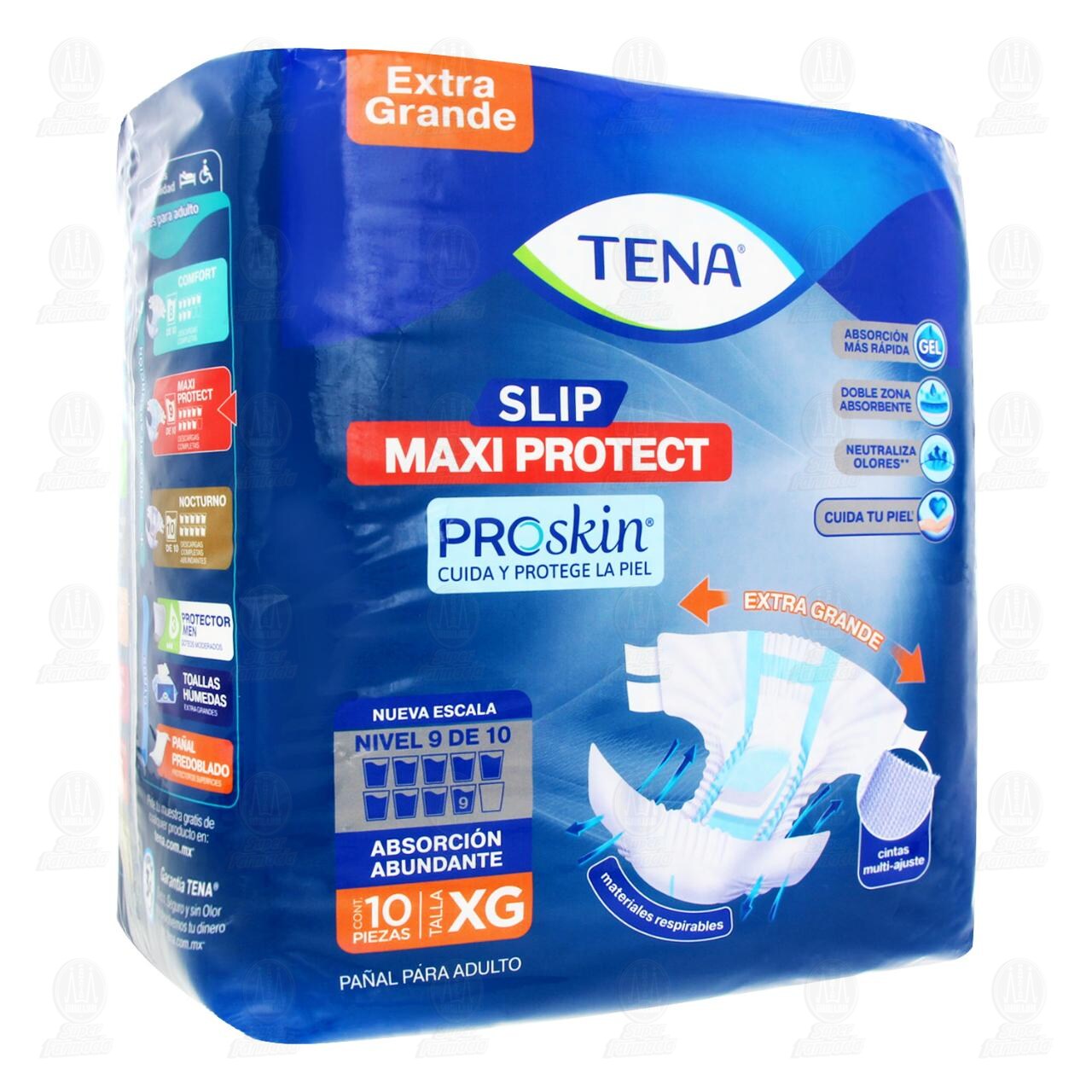 Protector Tena Slip Maxi Protect Talla Extra Grande, 10 pzas. image number 0