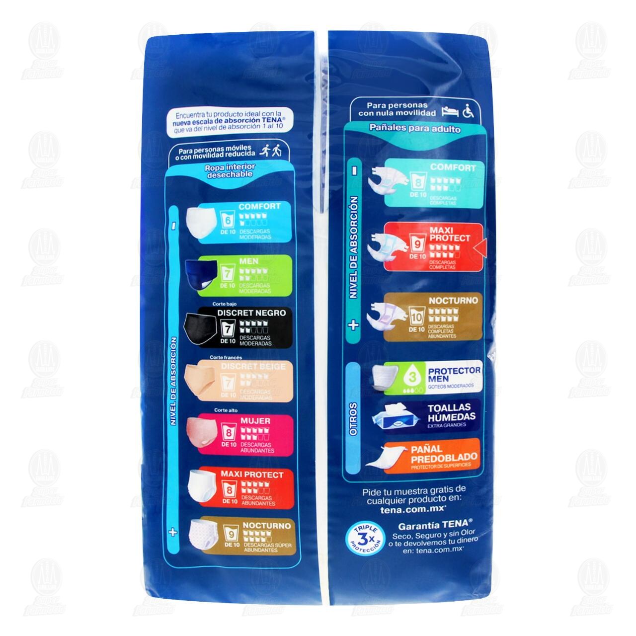 Protector Tena Slip Maxi Protect Talla Extra Grande, 10 pzas. image number 2