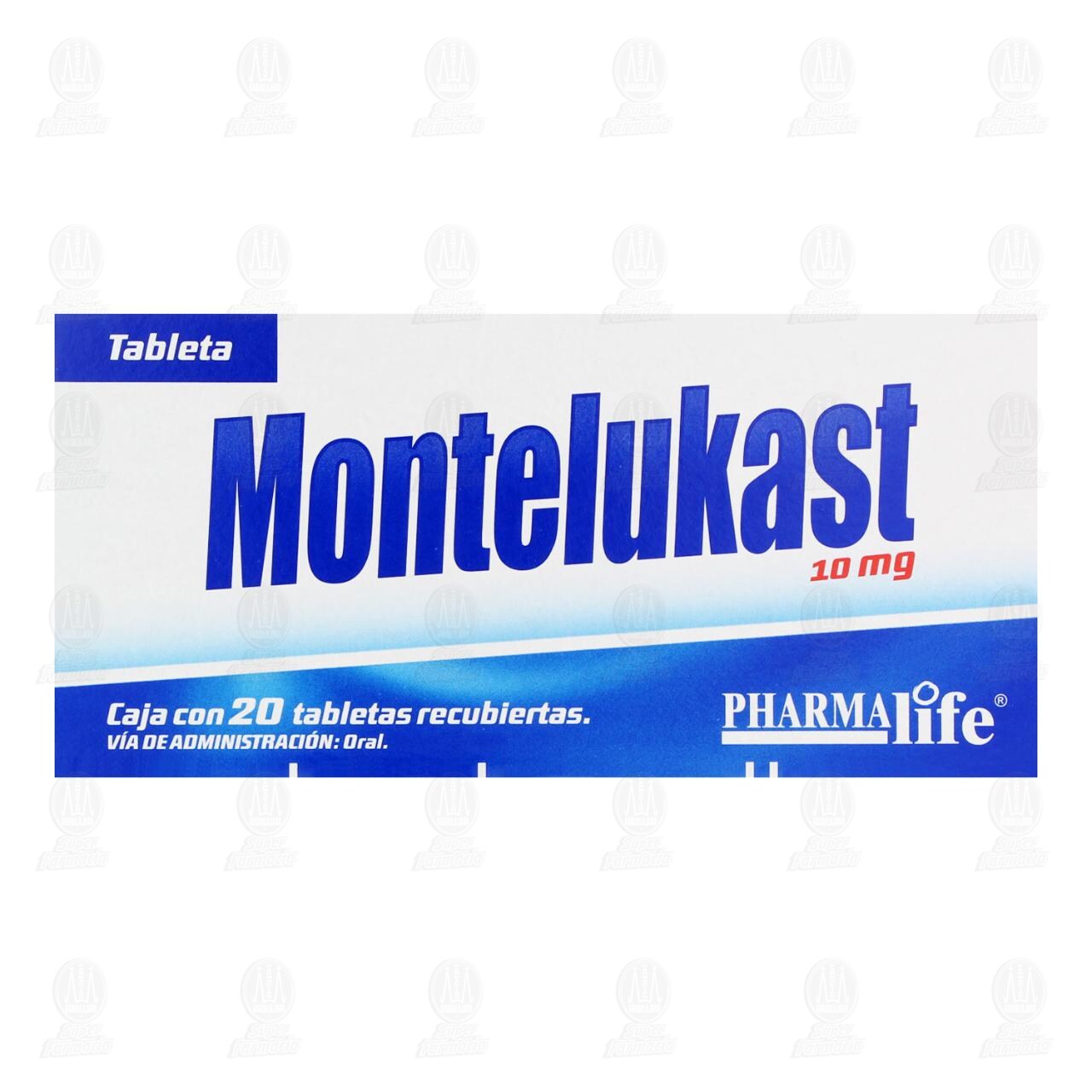 Montelukast 10 mg, 20 Tabletas Pharmalife. image number 1