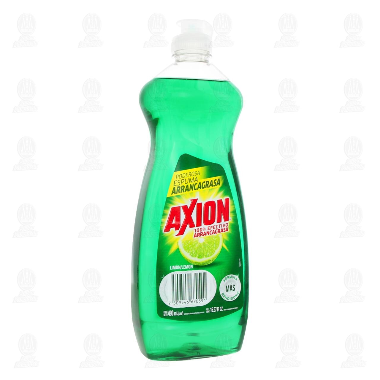 Imagen para Lavatrastes Axion Limón Líquido, 490 ml.