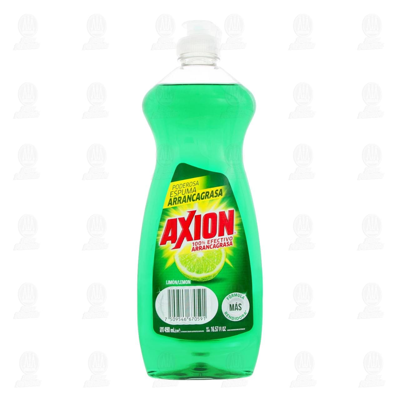 Lavatrastes Axion Limón Líquido, 490 ml. image number 1